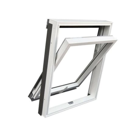 PVC RoofLITE PRO actie dakraam C2A 55x78 HR ++ Inc gootstuk