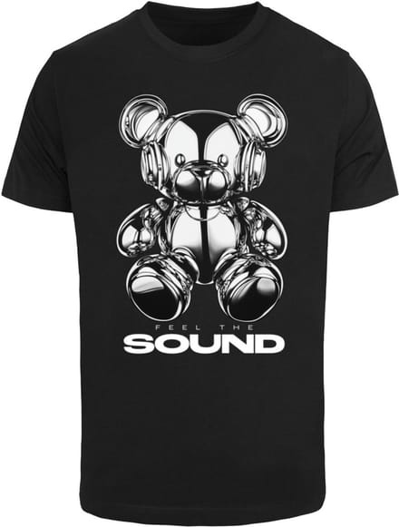 Mister Tee Feel The Sound Chrome Bear T-shirt MT3712