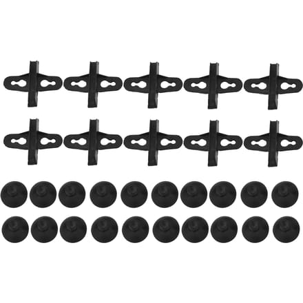 10 Pièces Aquarium Ventouse en Plastique Clip Durable Support de Feuille Séparatrice d'Aquarium pour Aquariums black