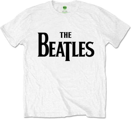 The Beatles - Drop T Logo Kinder T-shirt - Kids tm 10 jaar - Wit