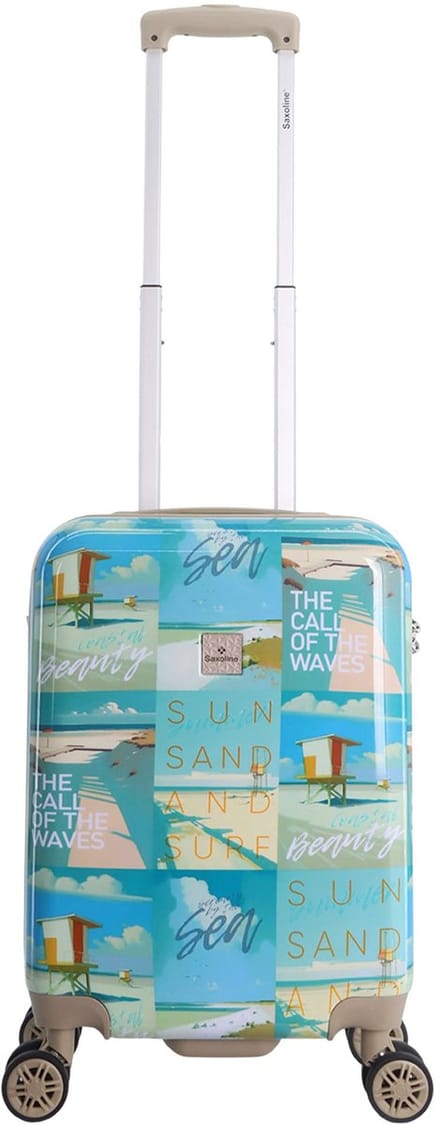 Saxoline - Coastal Beauty | Handbagage / Harde koffer / Trolley / Reiskoffer - (Small) Printed - Bedrukt / Small