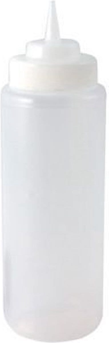 Knijpfles Transparant - 340ml