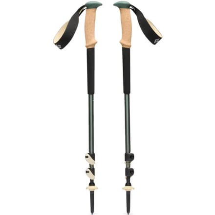 Black Diamond Trail Cork Trekking Poles (Maat - OS, Kleur - Laurel Green)