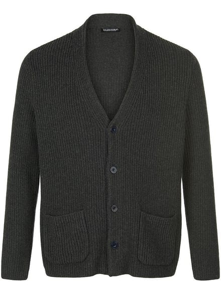 Vest in ribbreisel Van Louis Sayn grijs