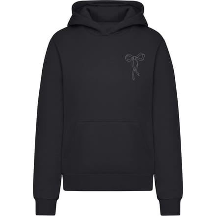 Dames Hoodie Miss Tee Bow Oneliner Fluffy