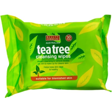 Beauty Formulas Tea Tree Reinigingsdoekjes - 30 stuks