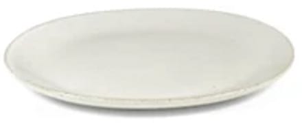Serax Uncharted Out of Lines plat bord 18x16cm off white