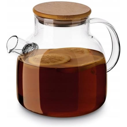 Glazen Kan Tadar Nexo 1.3L Borosilicaat met Filter - Ideaal voor Thee