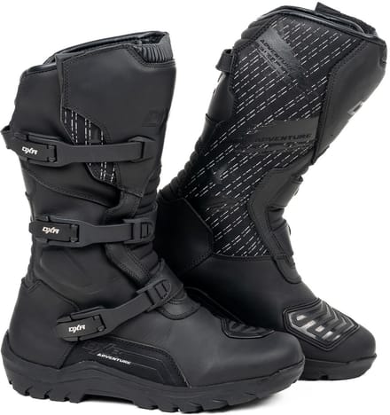 MOTOBLOUZ MotorLaarzen KRUGER EVO Mannen|leer Zwart 45 CE-gekeurd