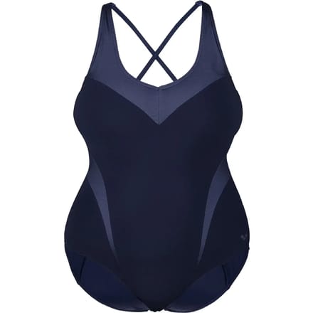 Dames zwempak uit 1 stuk Arena Isabel Light Cross Back Plus