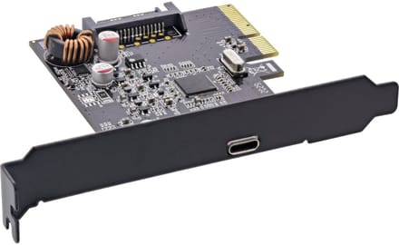 InLine® interfacekaart, PCIe x4, USB 3.2 Gen.2x2, 1x USB-C