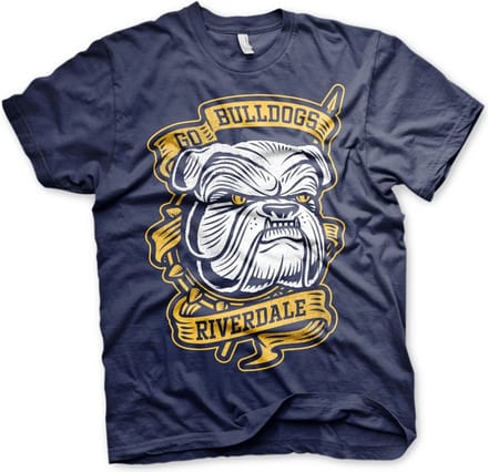 Riverdale Go Bulldogs T-shirt marineblauw