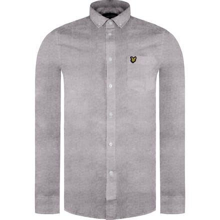 Lyle & Scott Long Sleeve Regular Fit Lichtgewicht Heren Oxford Overhemd LW1302VTR Z835