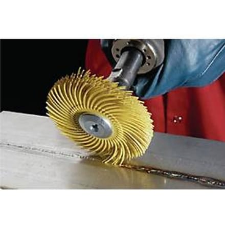 Radiaalborstelschijf RB-ZB type C D.75mm K.120 wit 20000min-¹ 3M