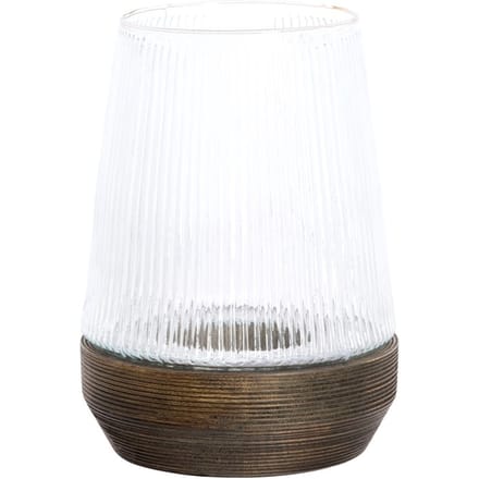 Light & Living - Windlicht MINAS - Ø22x30cm - Bruin