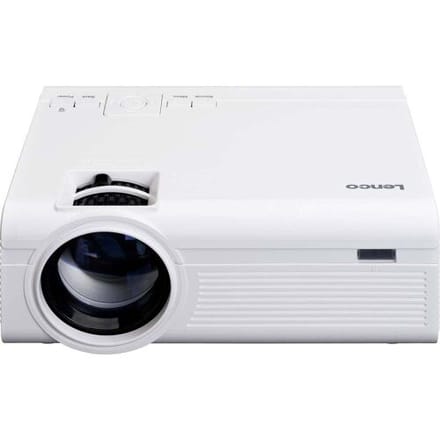 Lenco LPJ-280WH Beamer LCD 2800 lm 800 x 600 SVGA Geïntegreerde luidspreker, Met afstandsbediening