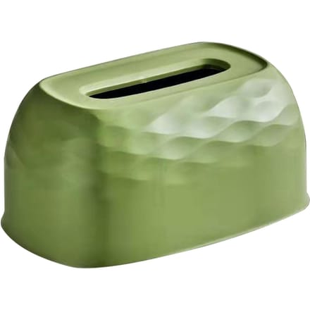 Tissuebox Muurmontage Tissuehouder voor Woonkamer Keuken Slaapkamer Kantoor groen