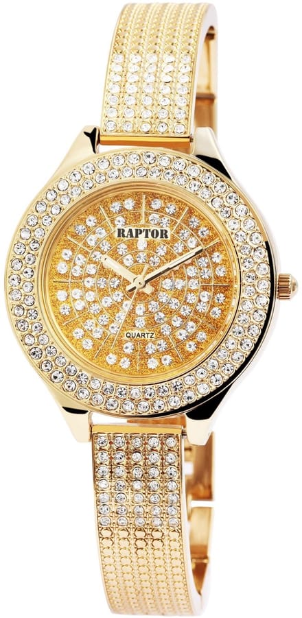 Raptor Dameshorloge metaal Suela, strass