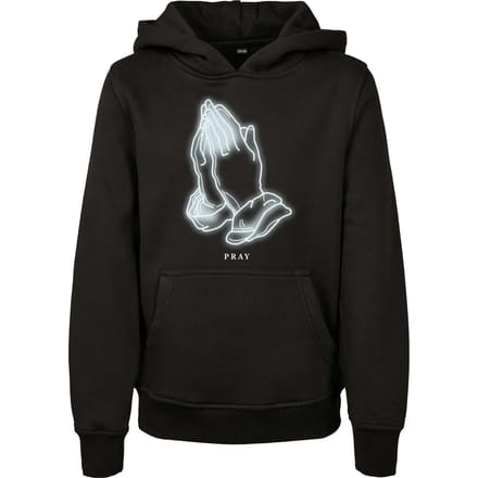 Kinder hoodie Mister Tee pray glow
