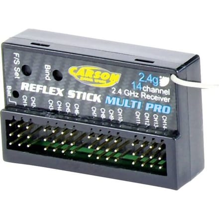 Carson Modellsport Reflex Stick Multi Pro 14-kanaals ontvanger 2,4 GHz