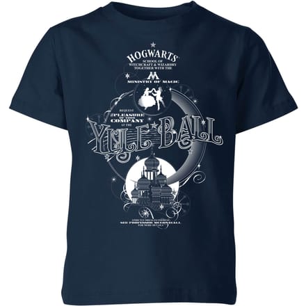 Harry Potter Yule Ball kinder t-shirt - Navy - 122/128 (7-8 jaar)