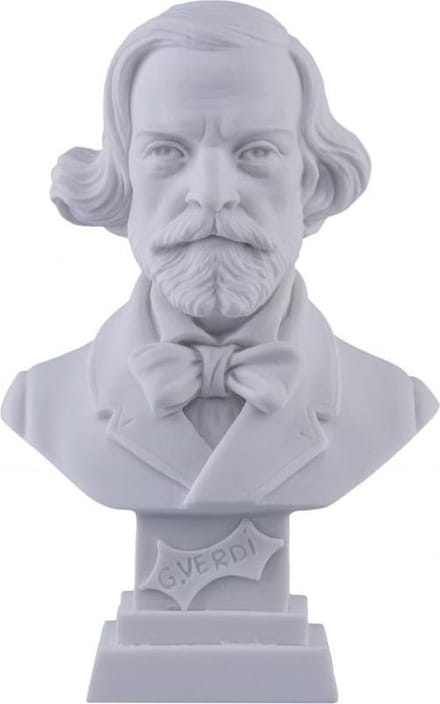 Music Gifts - Albast standbeeld Verdi 11cm