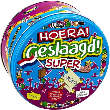 Snoeptrommel - Geslaagd school