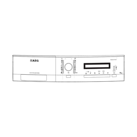 AEG controlepaneel, greeplijst, AEG 1367052527