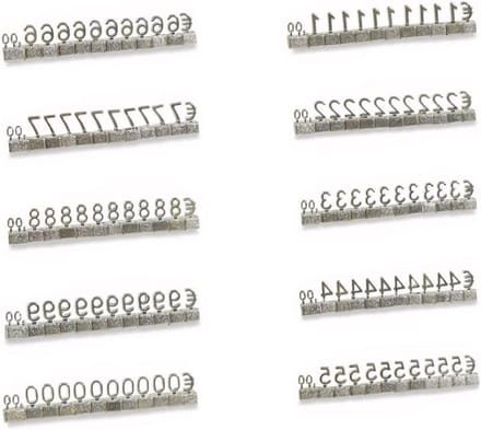 Prijspresentatie Dobbelstenen - Prijslabels - Winkel Display - Verstelbaar Metaal - 10 Stuks - Zilver