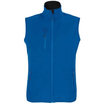 SOLS Dames/dames Falcon Softshell gerecyclede bodywarmer (Koningsblauw)