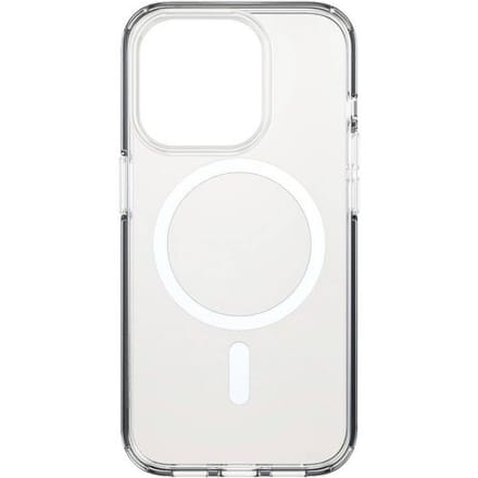 Black Rock Mag Clear Case Backcover Apple iPhone 15 Pro Transparant MagSafe compatible, Stootbestendig