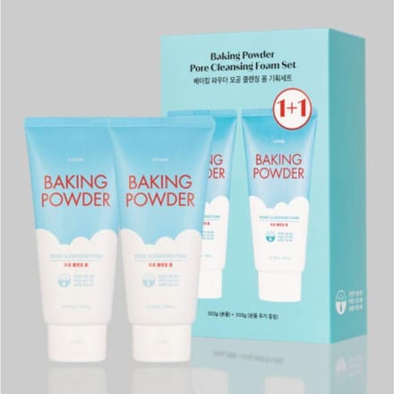 ETUDE Baking Powder Poriënreinigend Schuim 300g x2 white
