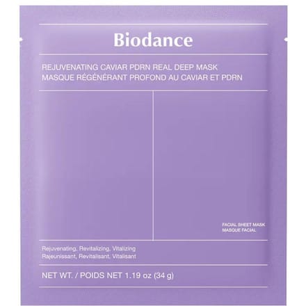 [Biodance] Masque Réjuvénateur Caviar PDRN Real Deep 34g 1EA gray