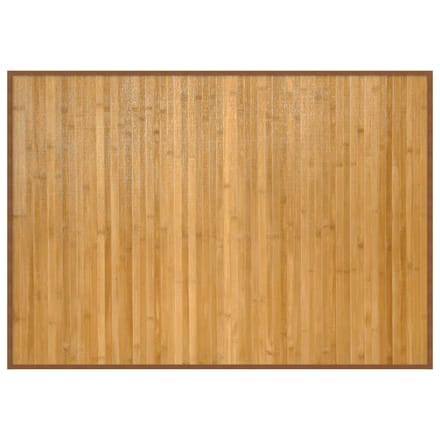 vidaXL - Vloerkleed - rechthoekig - 70x100 - cm - bamboe - naturel
