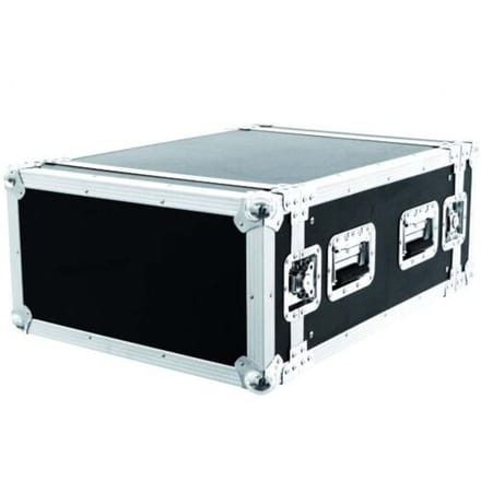 Roadinger PR-2ST 19 inch rack 6 HE Hout Incl. greep