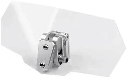 Verstelbare Wind Deflector - Windscherm Verlenger - Comfortabel Rijden - Universele Pasvorm - 27 x 12.2 cm - Transparant