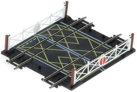 Dubbele Track Kruising voor Modelspoor - Extra Spoorstukken en Barrières - 1:76 Schaal
