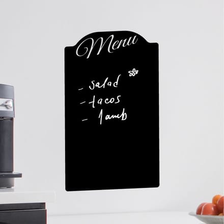 Schoolbordsticker - uitwisbare zelfklevende muurstickers - RESTAURANTMENU - 70x110cm
