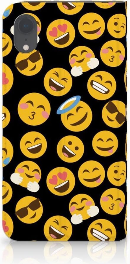 Apple iPhone Xr Hoesje met Magneet Emoji