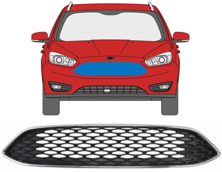 Grill voor Ford Focus 2010-2018