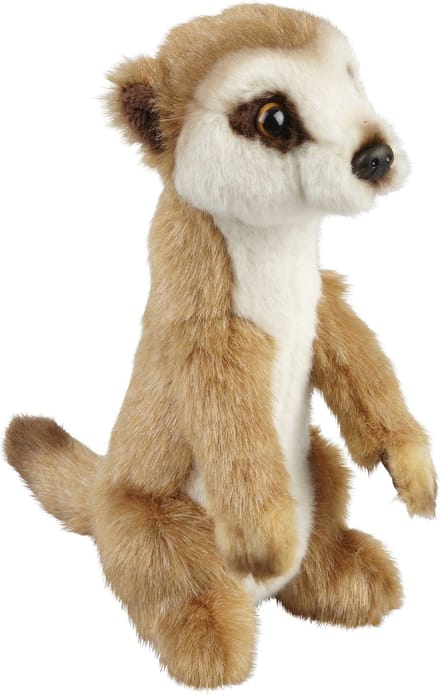 Ravensden stokstaartje knuffel - 18 cm - knuffeldieren - voor kinderen
