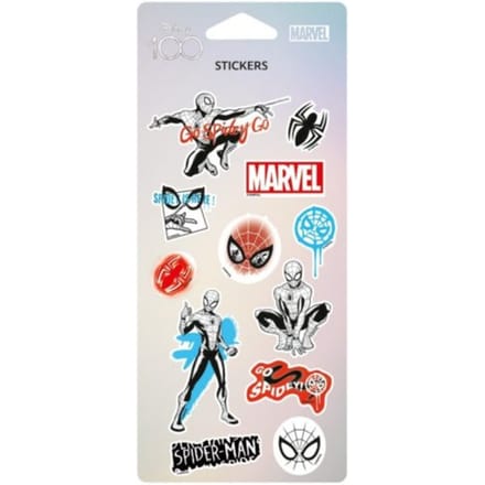 Disney 100 black collection spiderman - stickers pop up