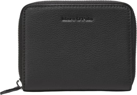 Marc O'Polo Portemonnee Ellis Zip Wallet Black Zwart