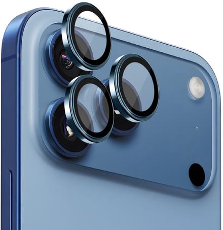 Camera Lens Screen Protector Geschikt voor iPhone 17 Pro / iPhone 17 Pro Max Blauw - Screenprotector - Camera Protector iPhone 17 Pro Max