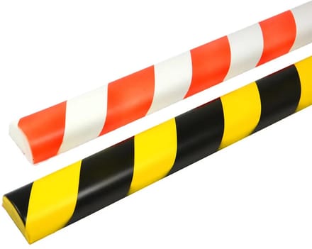 PU Stootrand Vlakprofiel Model 16 – Wit & Rood