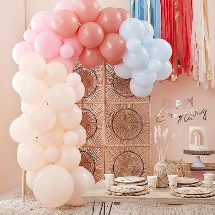 Ginger Ray - Balloon Arch - Muted Pastel Ballonboog Decoratie Kit