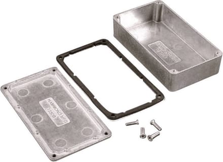 Hammond Electronics 1550WEBK Universele behuizing 172 x 121 x 54.9 Aluminium Zwart 1 stuk(s)