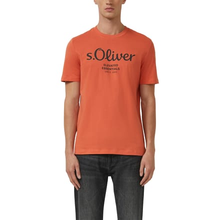 Regular fit T-shirt van puur katoen