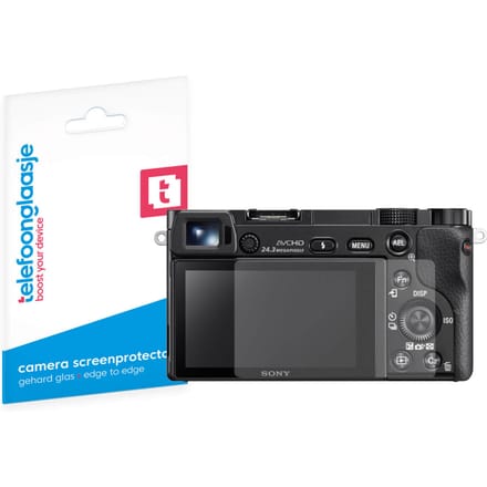 Sony Alpha A6000 screenprotector gehard glas