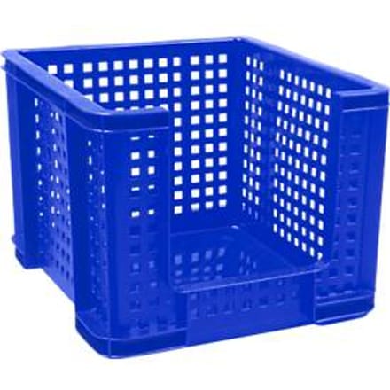 Really Useful Boxes gaascontainer, 35 liter, opening aan de voorkant, blauw
